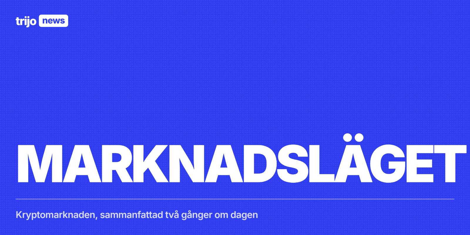 Marknadsläget: Blandade rörelser på kryptomarknaden under måndagseftermiddagen