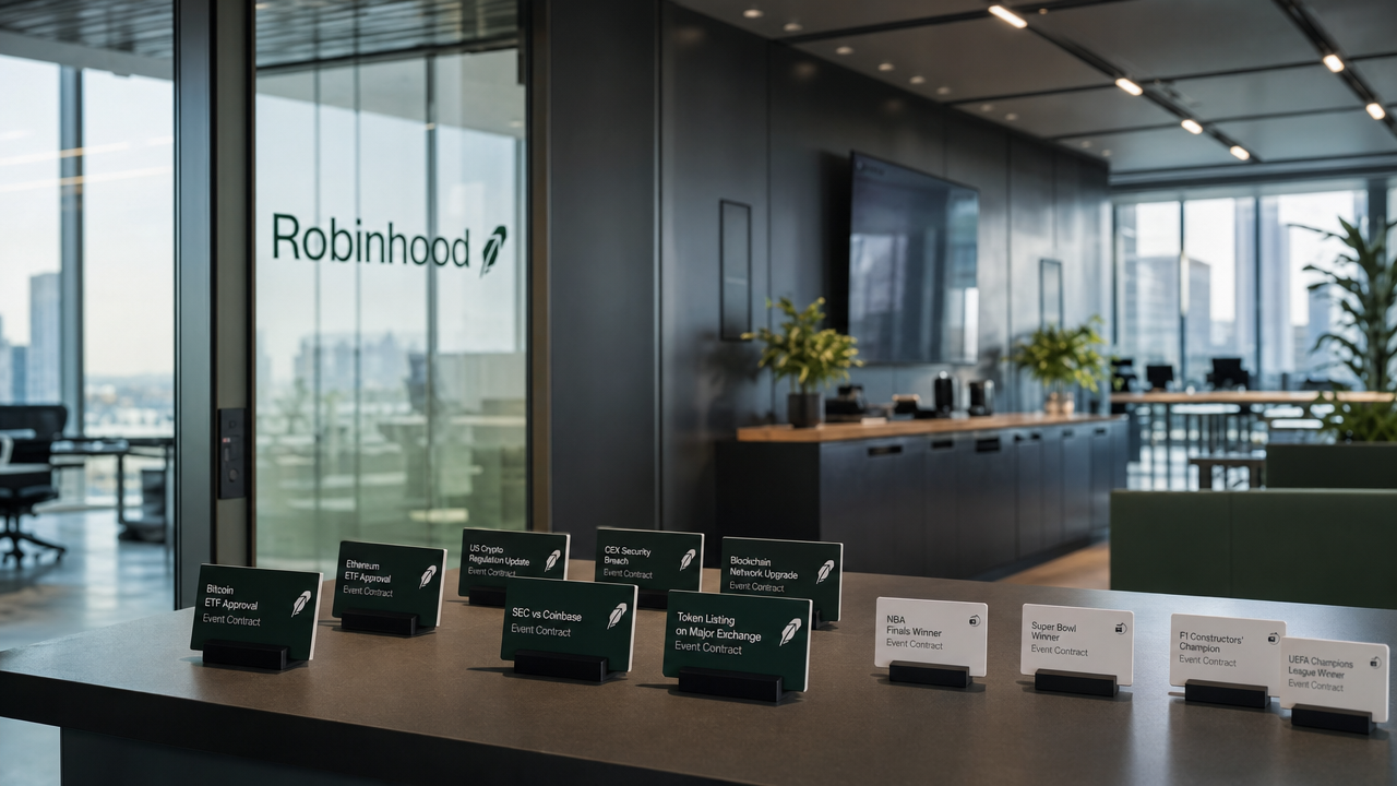 Robinhoods vd: Kryptokontrakt tar över från sport på prediktionsmarknader