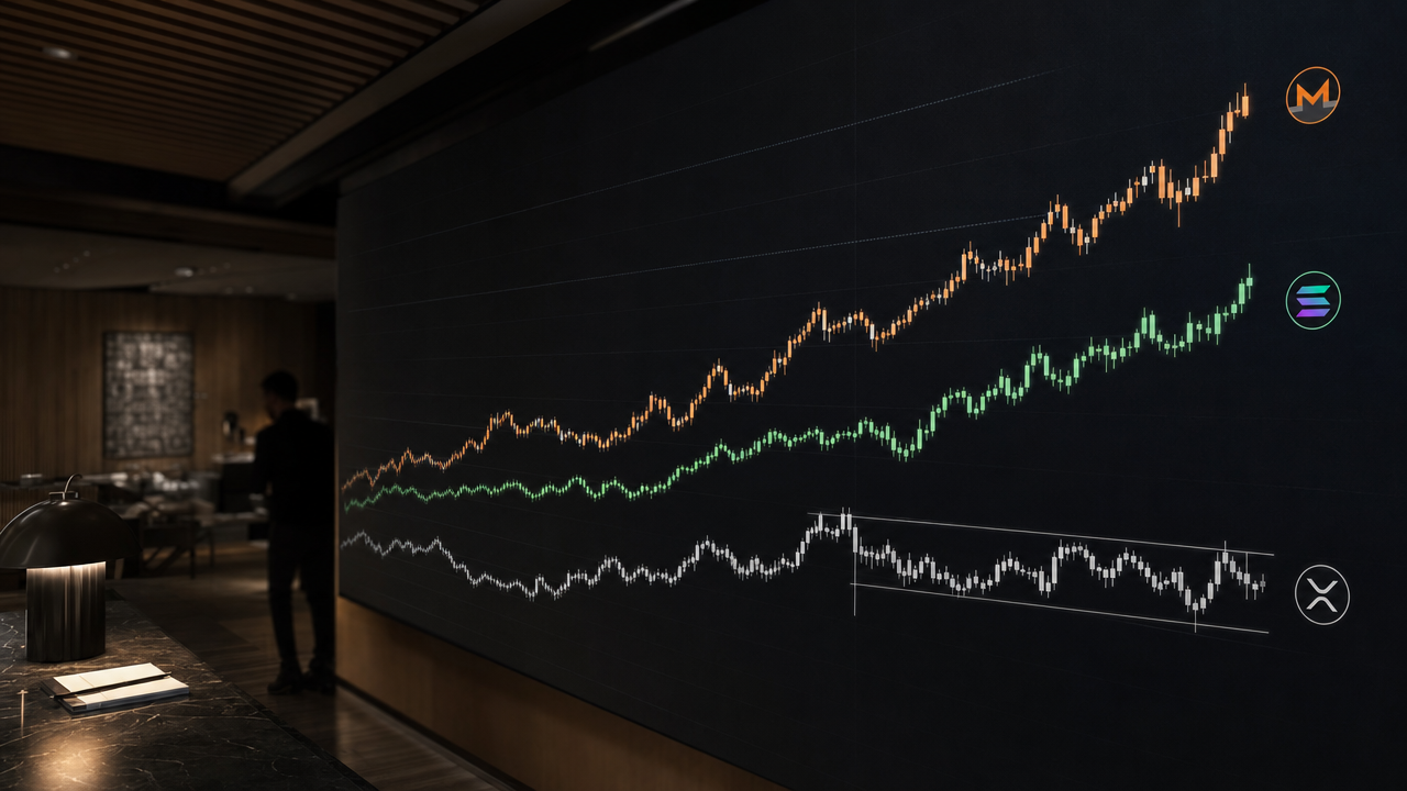 Peter Brandt: Monero och Solana slår XRP i prisdiagram