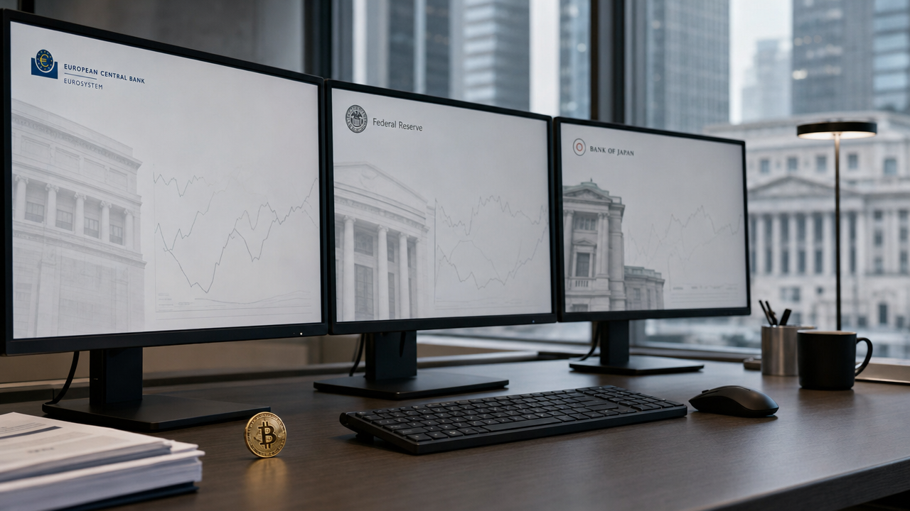 Tre centralbanker höjer räntan – ökad makroekonomisk risk för Bitcoin