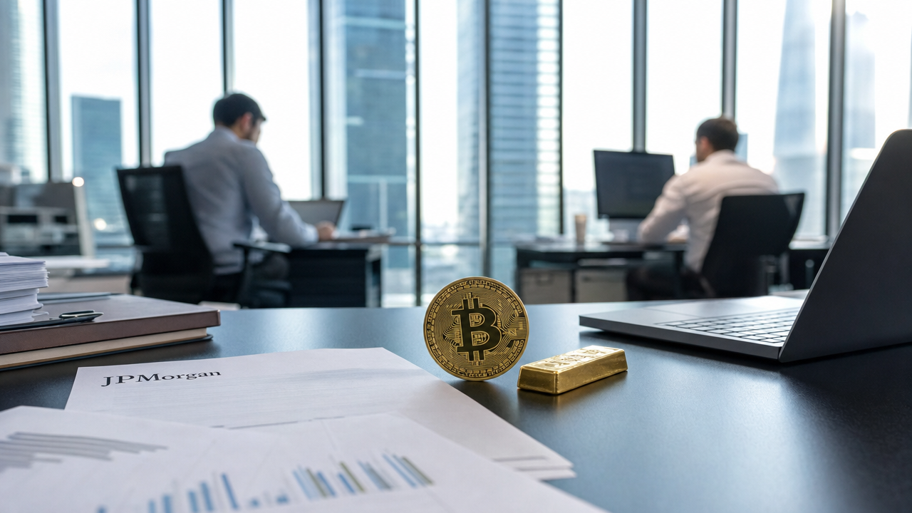 JPMorgan: Bitcoin kan gynnas mer än guld om ETF-hedgning minskar