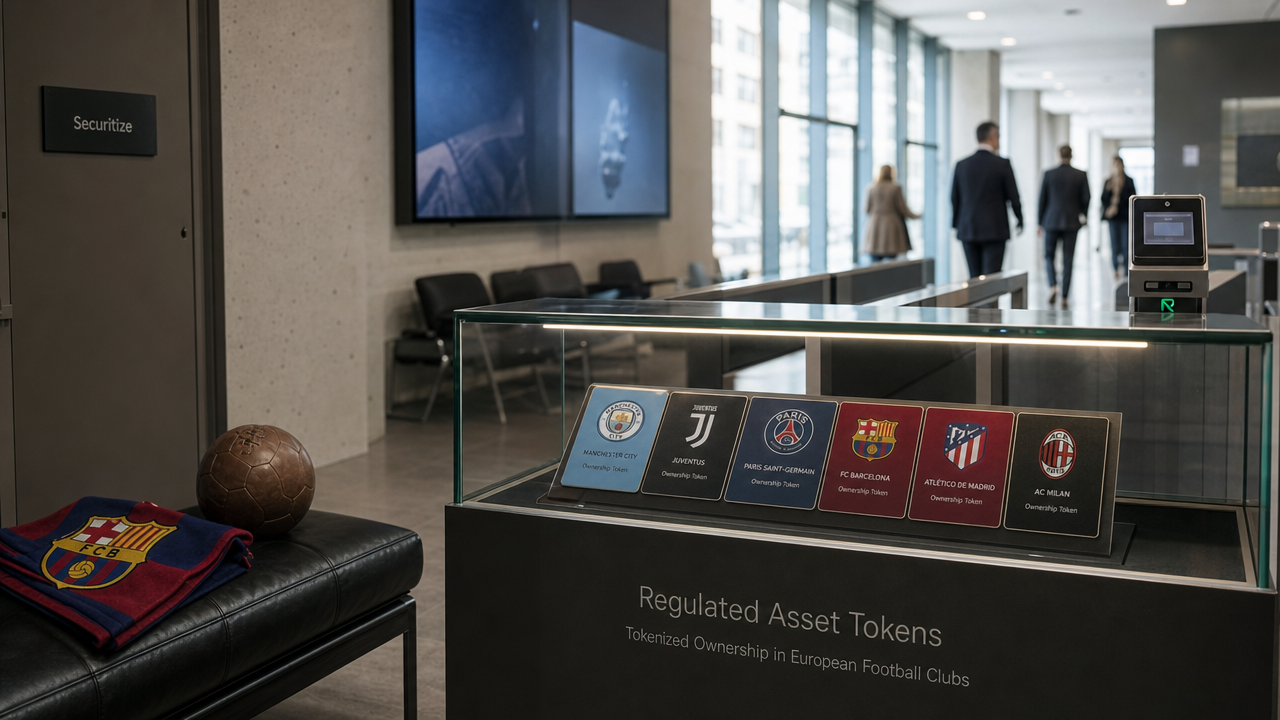 Securitize och Socios lanserar tokeniserad ägarandel i europeiska sportklubbar