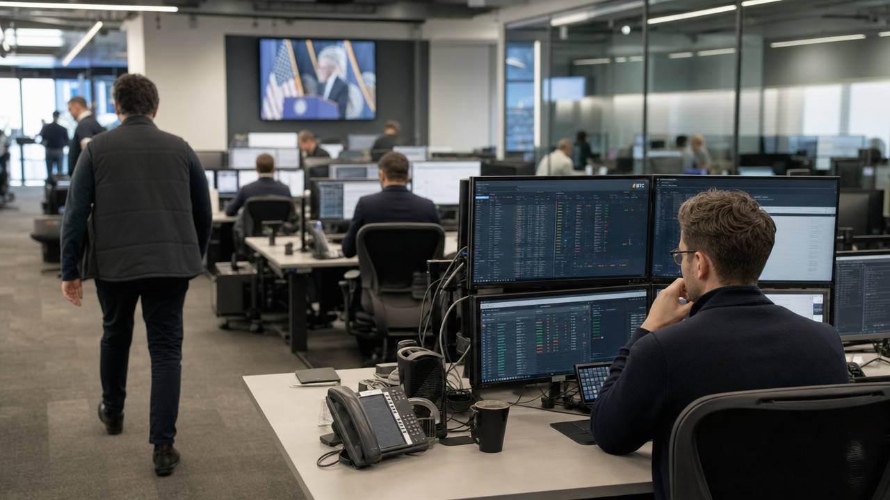 Bitcoin-handlare förbereder sig för Fed-besked – oväntad paus kan skaka marknaden