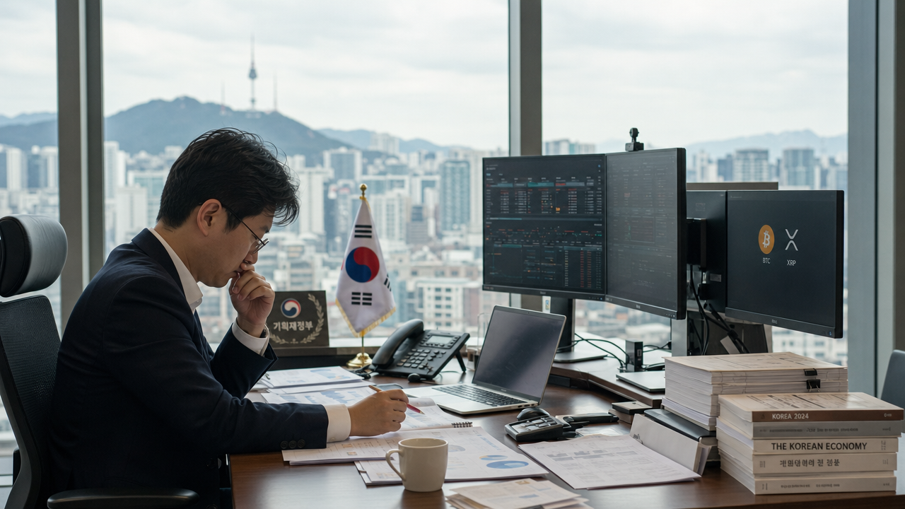 Sydkoreas ekonomi pressas – kan Bitcoin och XRP bli en räddningsplanka?