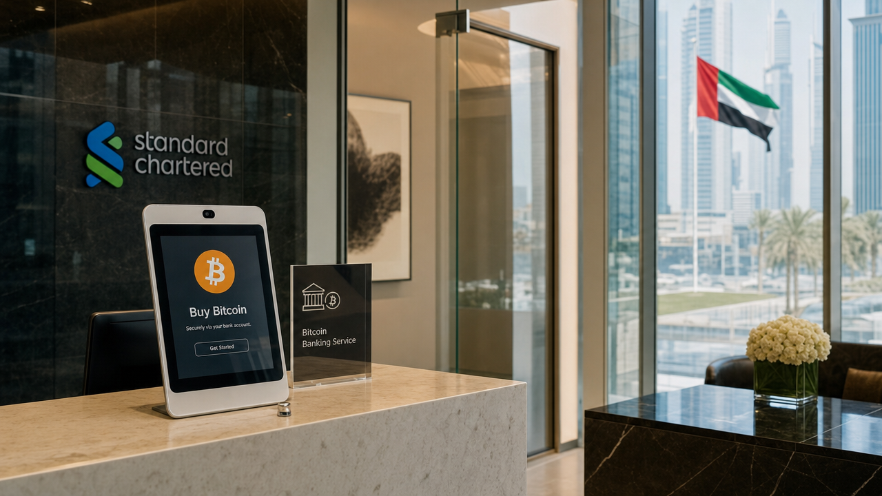 Standard Chartered först ut med bitcoinhandel för privatkunder i Förenade Arabemiraten