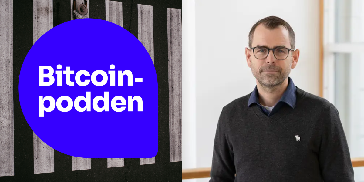 Oskar Broberg, docent i ekonomisk historia vid Handelshögskolan i Göteborg, gäst i avsnitt 131 av Bitcoinpodden.