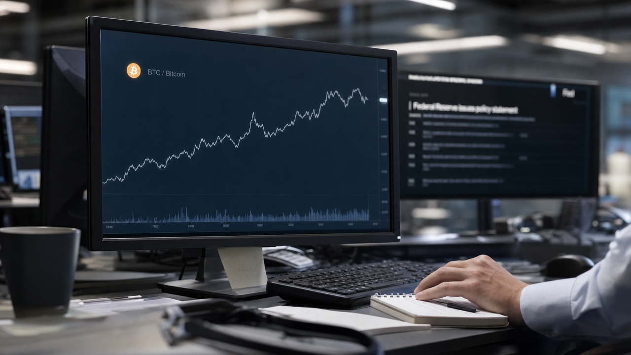 Bitcoin oförändrat efter Feds räntehöjning – marknaden avvaktar nästa drag