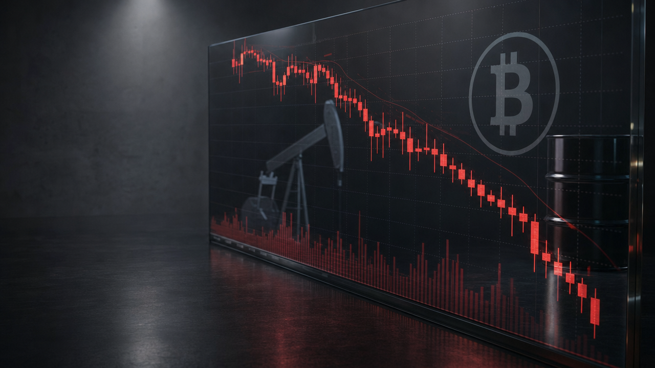 Bitcoins pris pressas mot 81 000 dollar efter oljechock