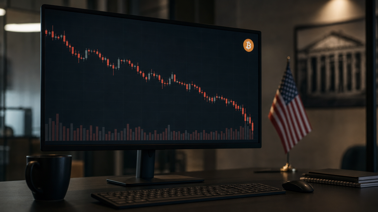 Bitcoin faller efter inflationschock – CoinShares ser tillfälligt tryck