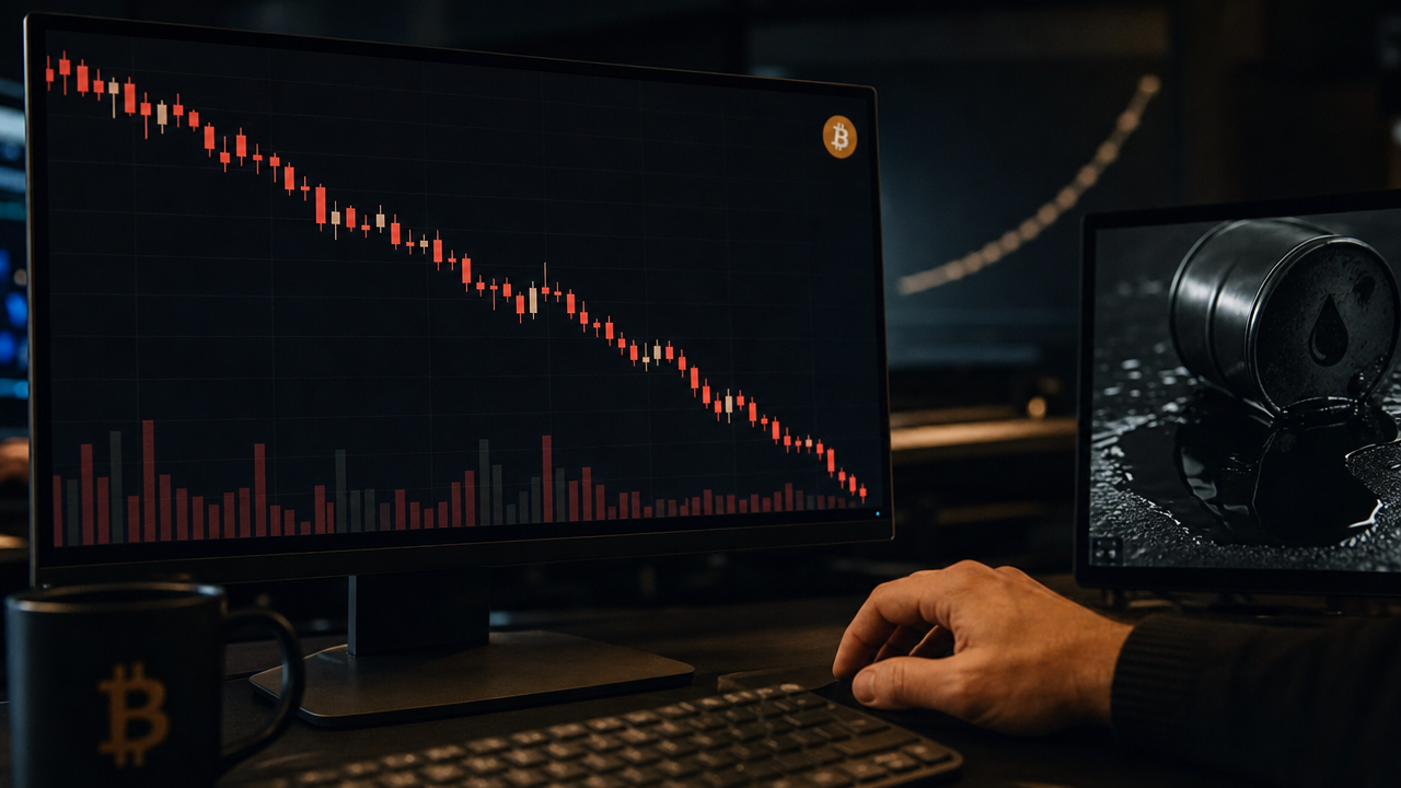 Bitcoin faller under 83 000 dollar efter stigande oljepris och högre lånekostnader