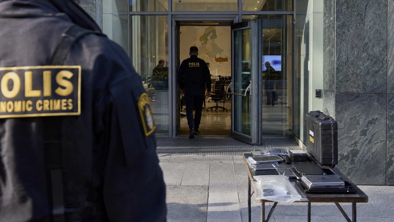 Sju gripna i Sverige och Förenade Arabemiraten för misstänkt kryptotvätt kopplad till morduppdrag