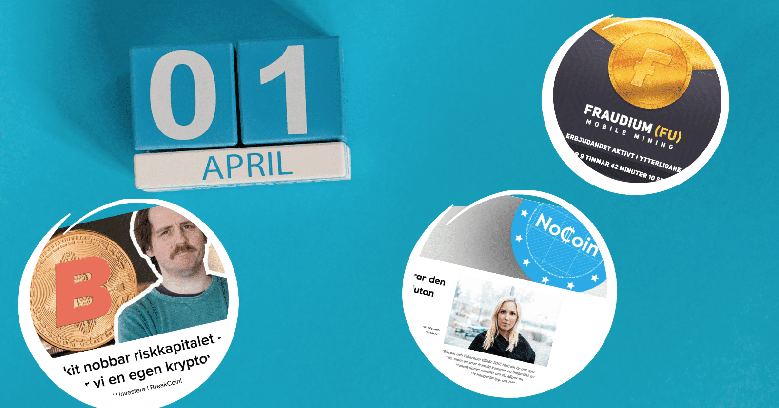 Aprilskämt svenska medier och företag.