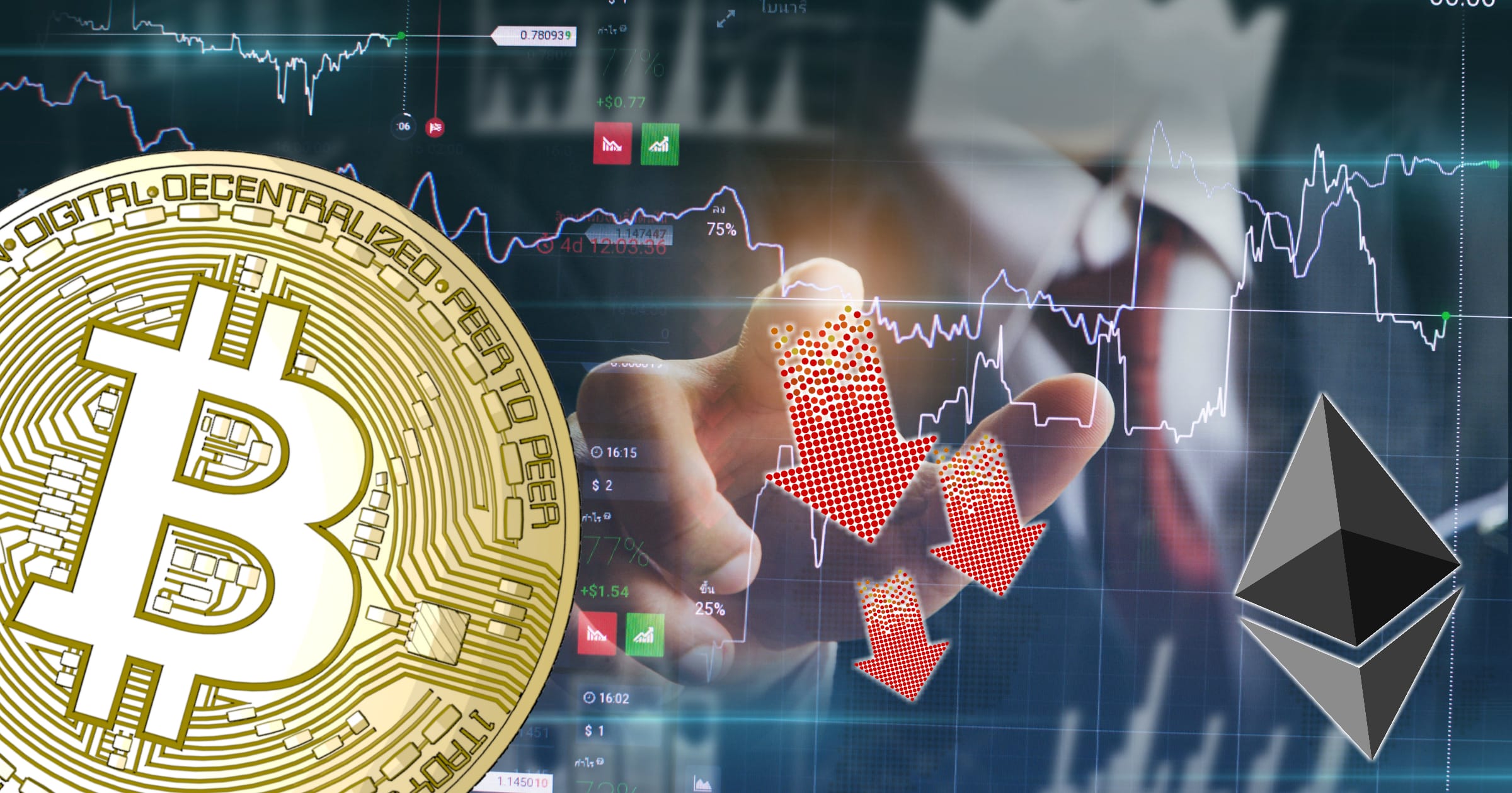 Krytptodygnet: Stillastående marknader – ethereum under 200 dollar.