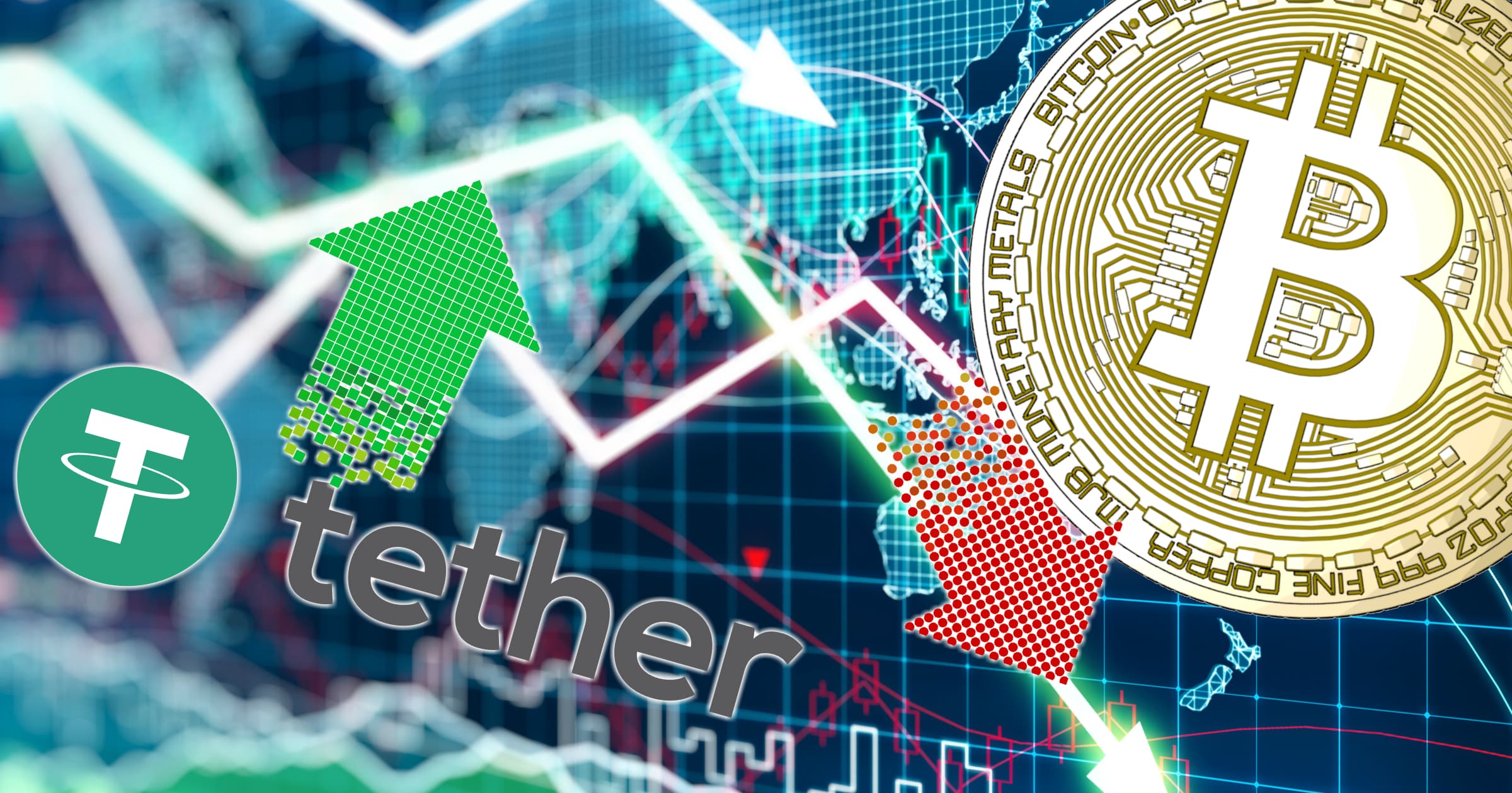 Kryptodygnet: Breda nedgångar på marknaderna – men tether ökar.