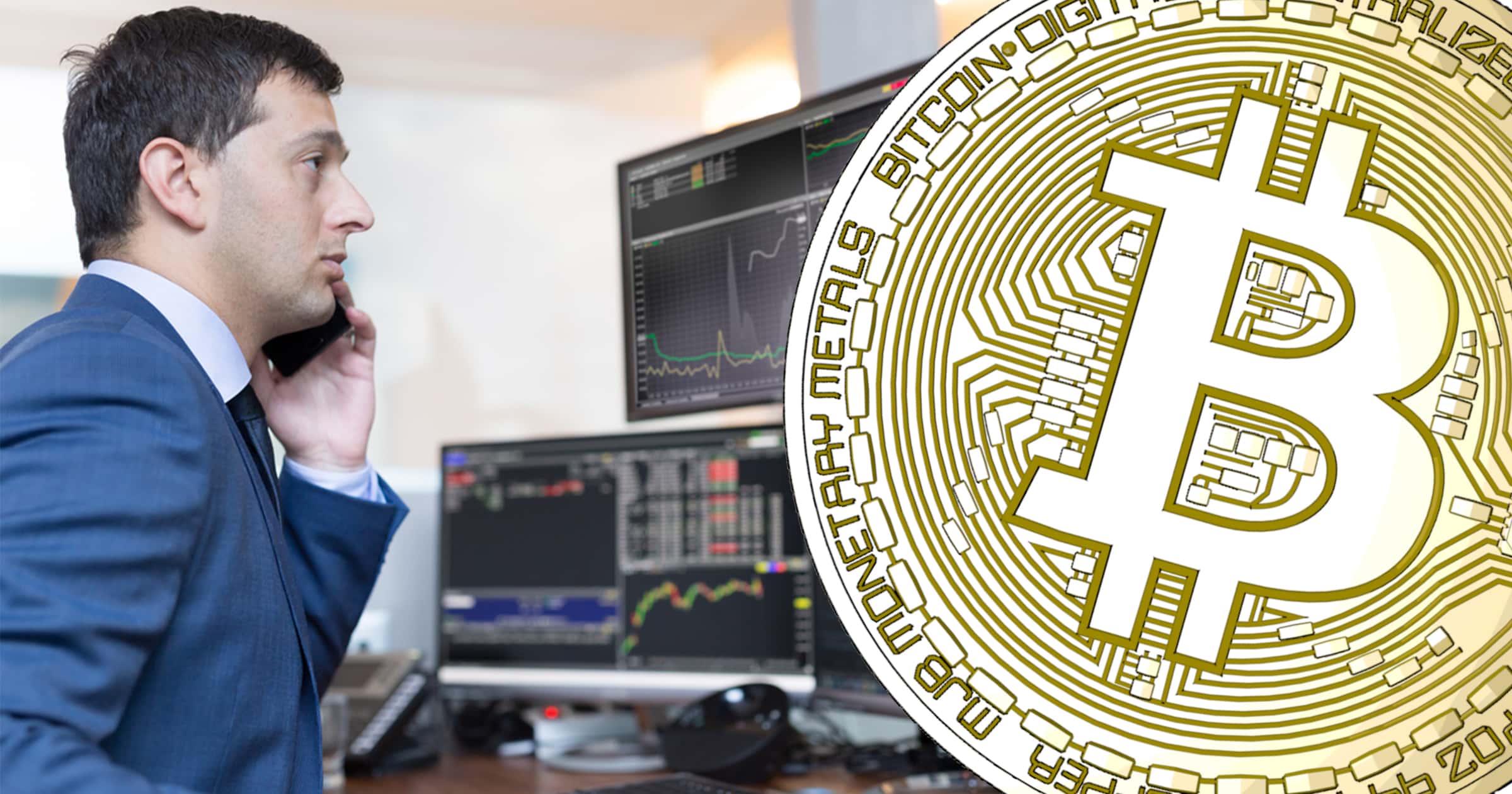 Finansinstitut handlar upp till tre gånger mer med kryptovalutor jämfört med för ett år sedan