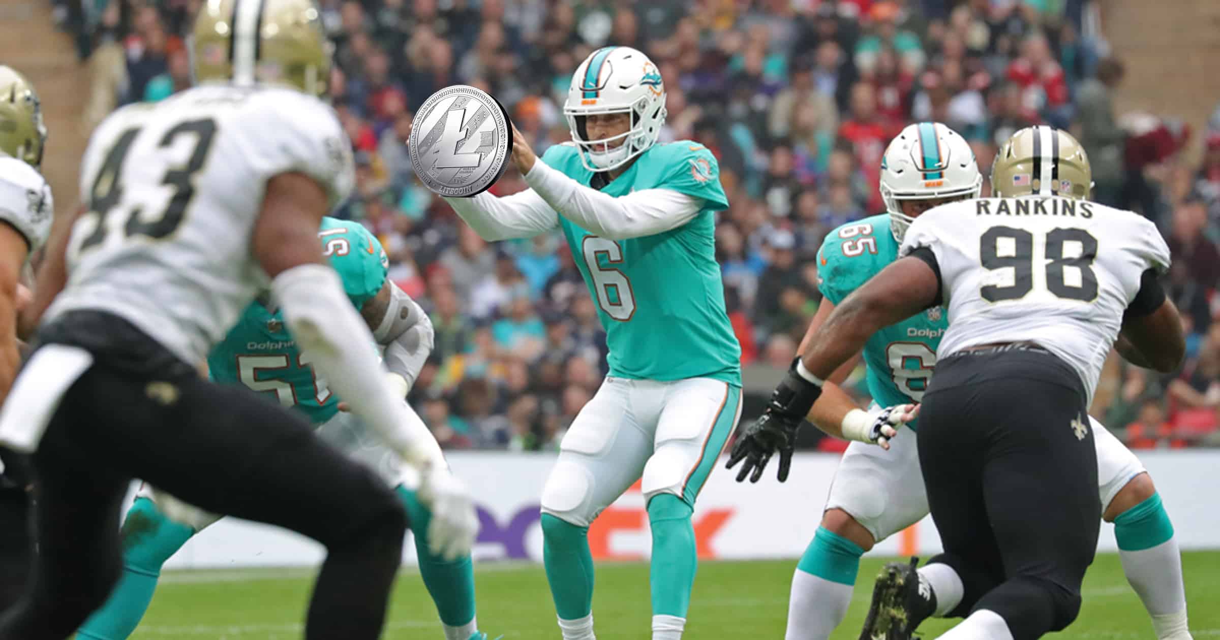 Amerikanska fotbollslaget Miami Dolphins gör litecoin till sin officiella kryptovaluta