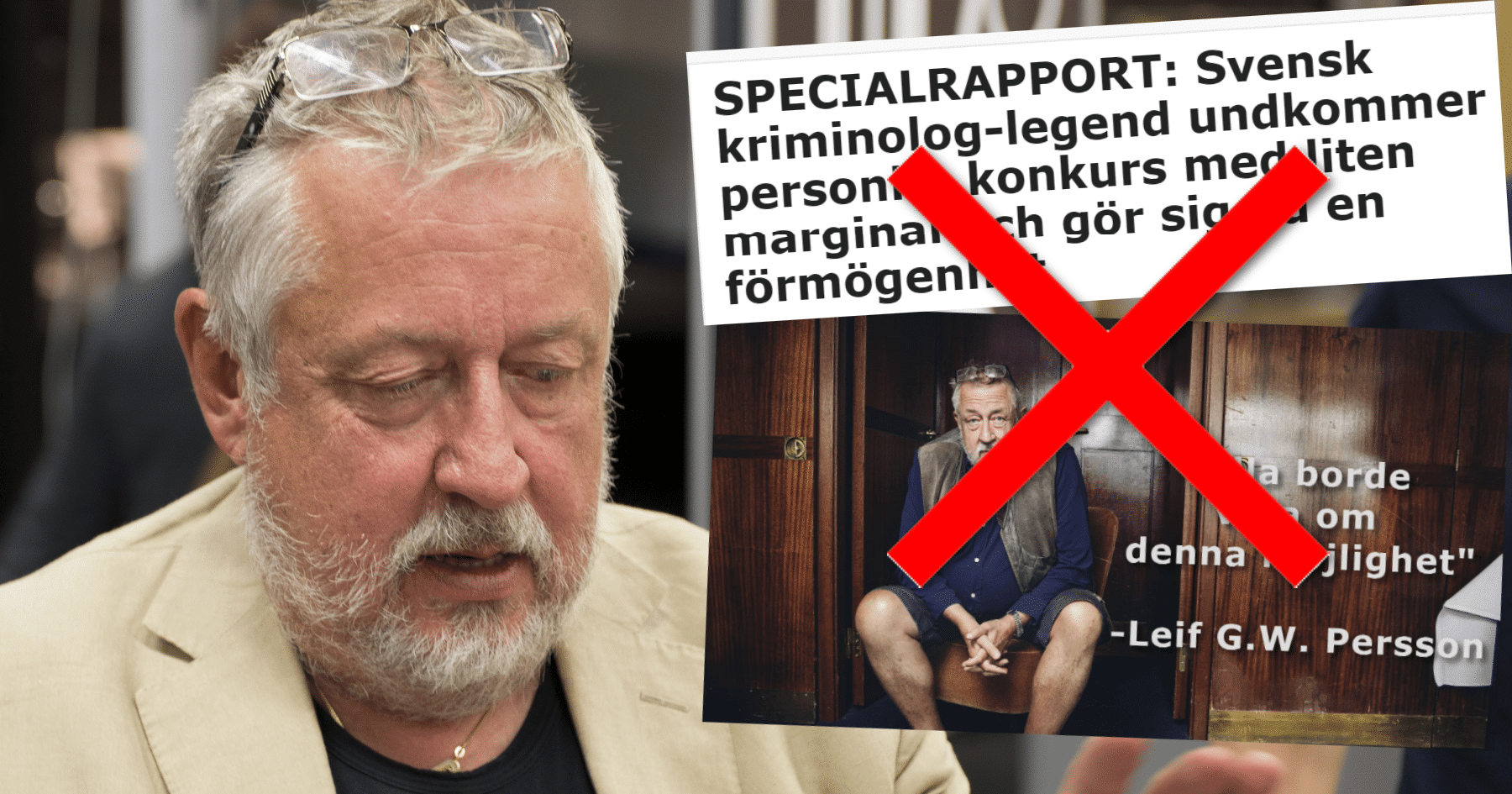 Leif GW Persson utnyttjas i av bedragare i något som kallas Bitcoin Profit.