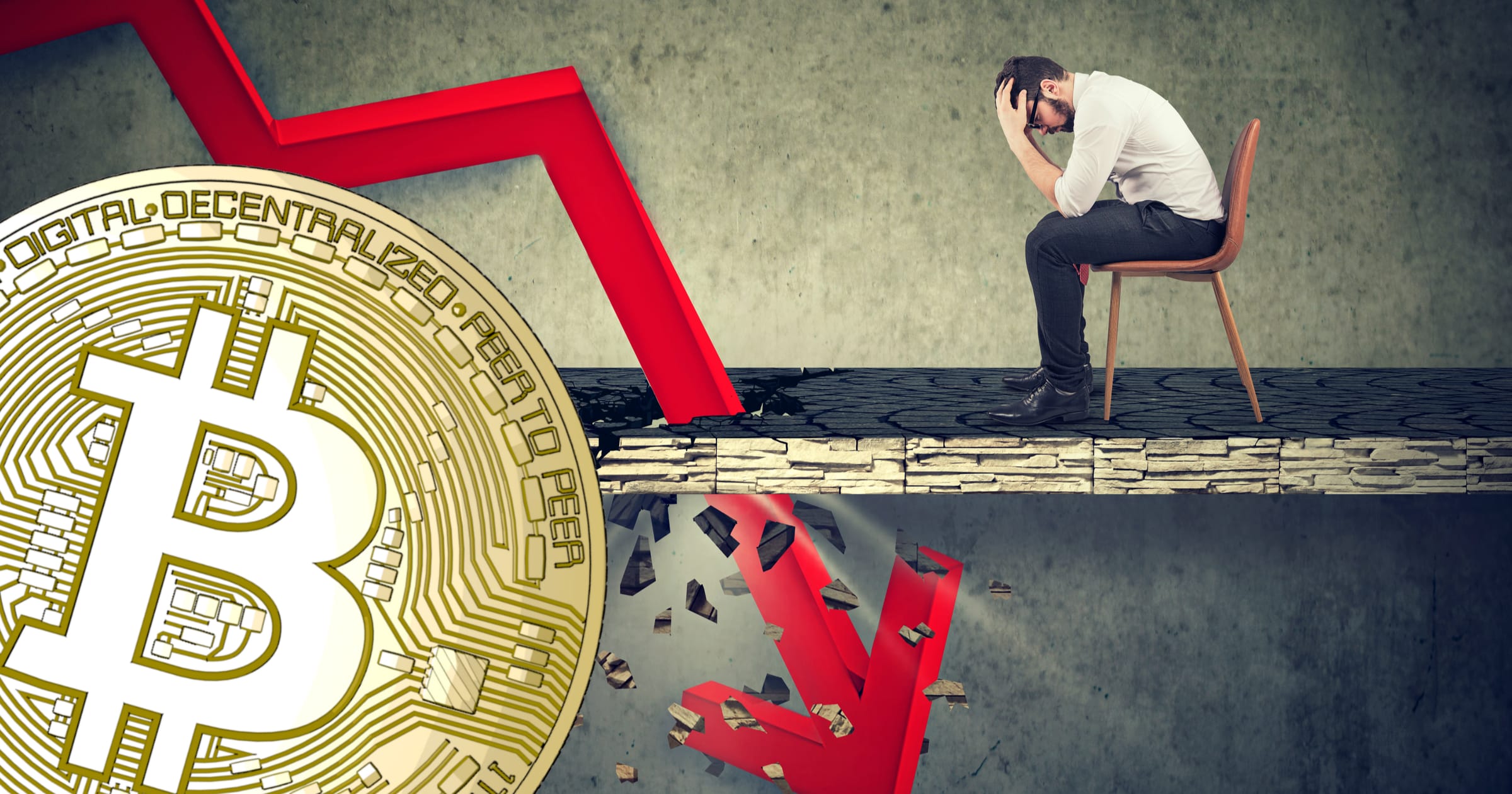 Bitcoinpriset fortsätter sjunka – är ner nästan 18 procent den här veckan.