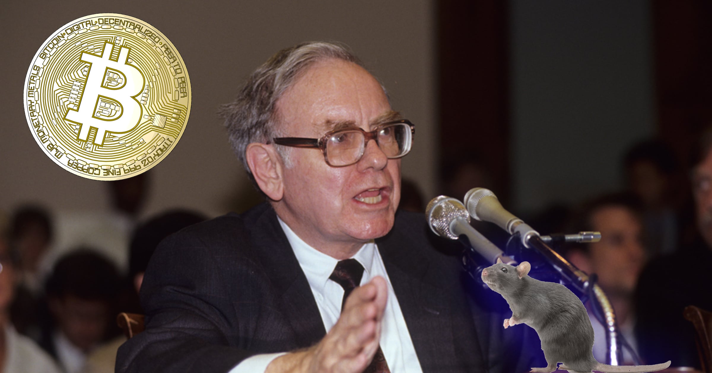 Kryptoprofilen: Warren Buffet har rätt, bitcoin är råttgift och han är råttan