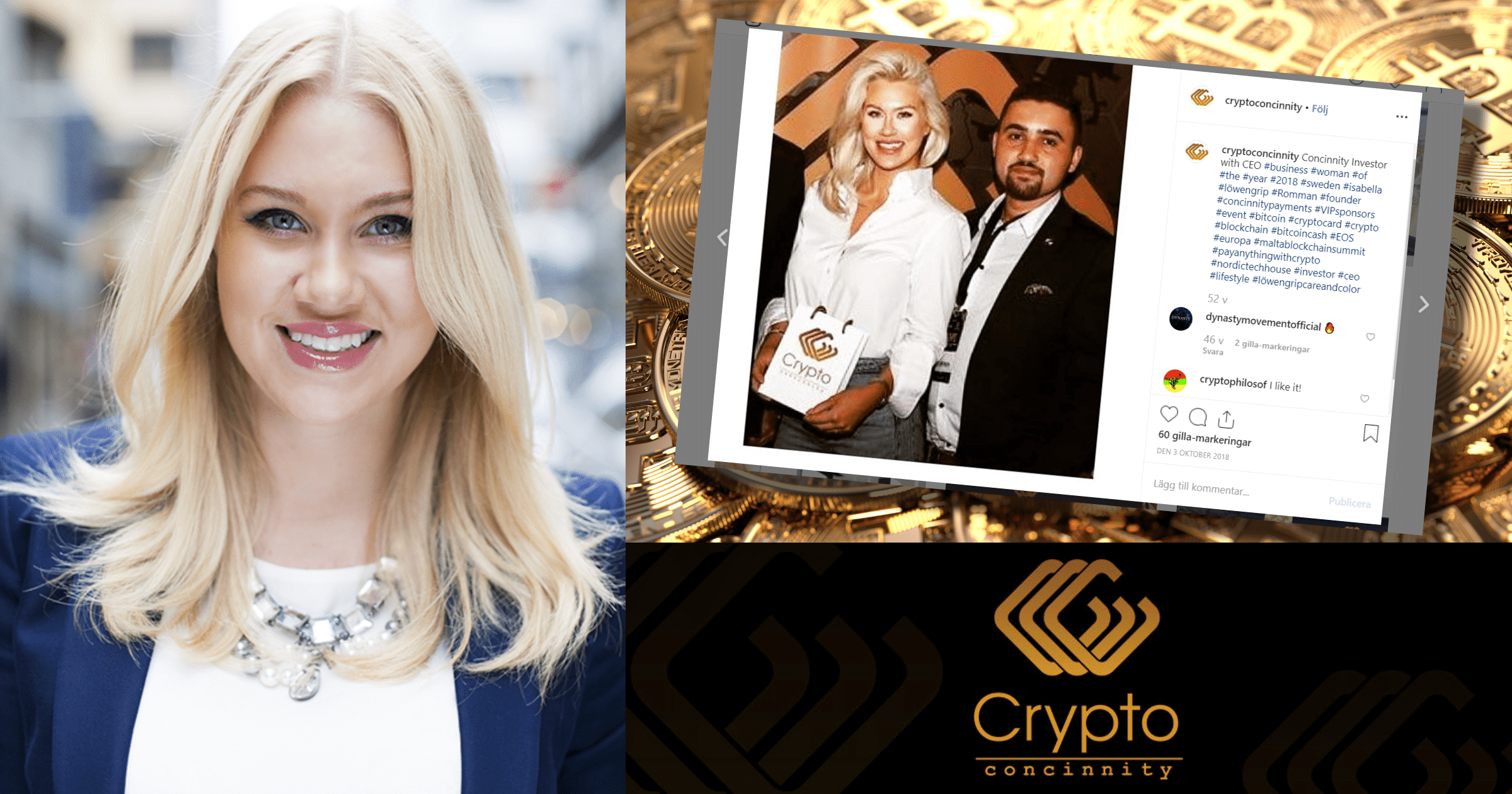Löwengrip om sin investering i svenska Crypto Concinnity: "En jättedålig idé".