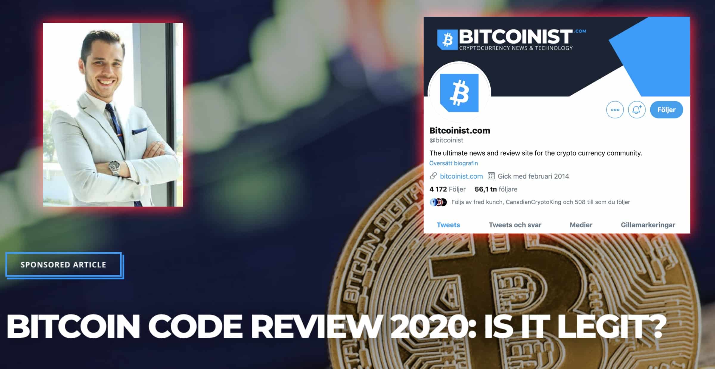 Respekterade kryptosajten Bitcoinist publicerar bluffartikel om bedrägeriet Bitcoin Code