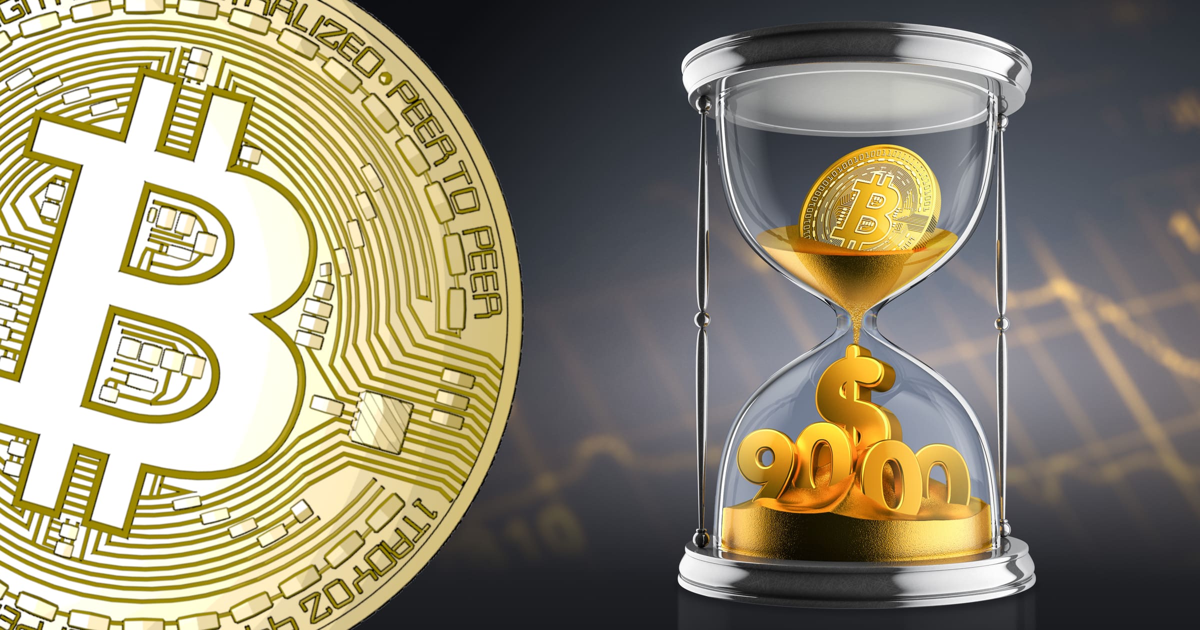 Bitcoinpriset över 9 000 dollar igen – har stigit över 4 procent sedan i morse.
