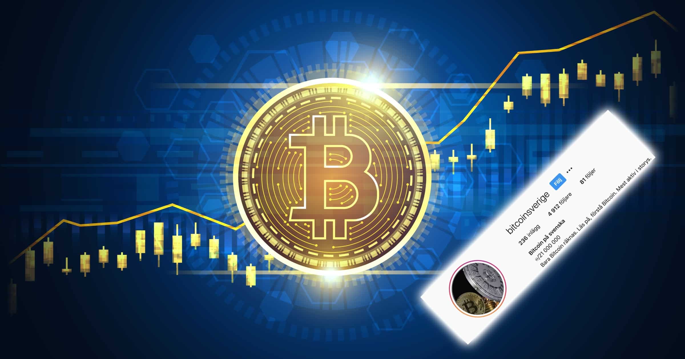 Instaprofilen Bitcoinsverige i intervju: "Vill hjälpa människor i generationer framåt"