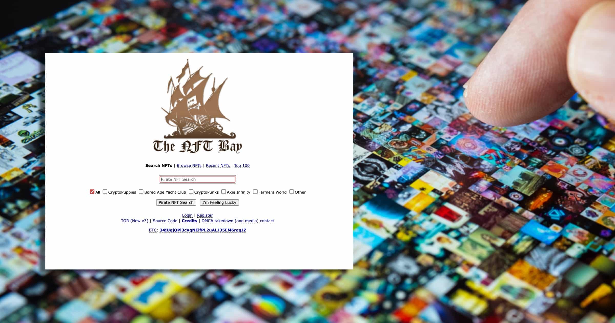 "Pirate Bay" för NFT-verk får 1,2 miljoner besökare – på bara ett dygn