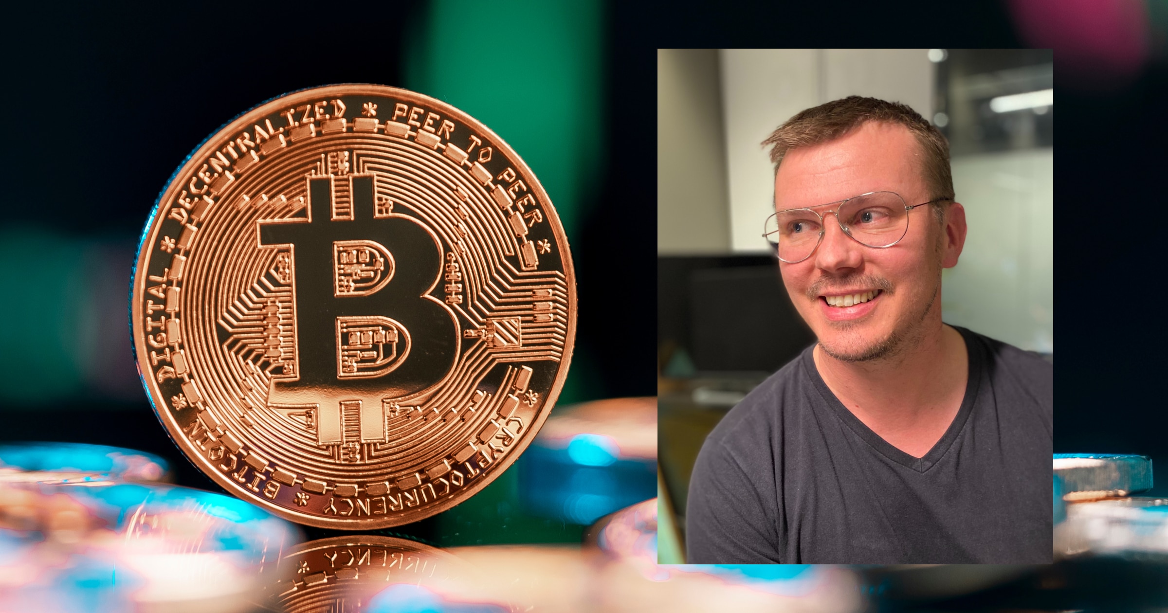 Kommunalpolitikern Björn lämnade sitt parti – nu sprider han ordet om bitcoin.
