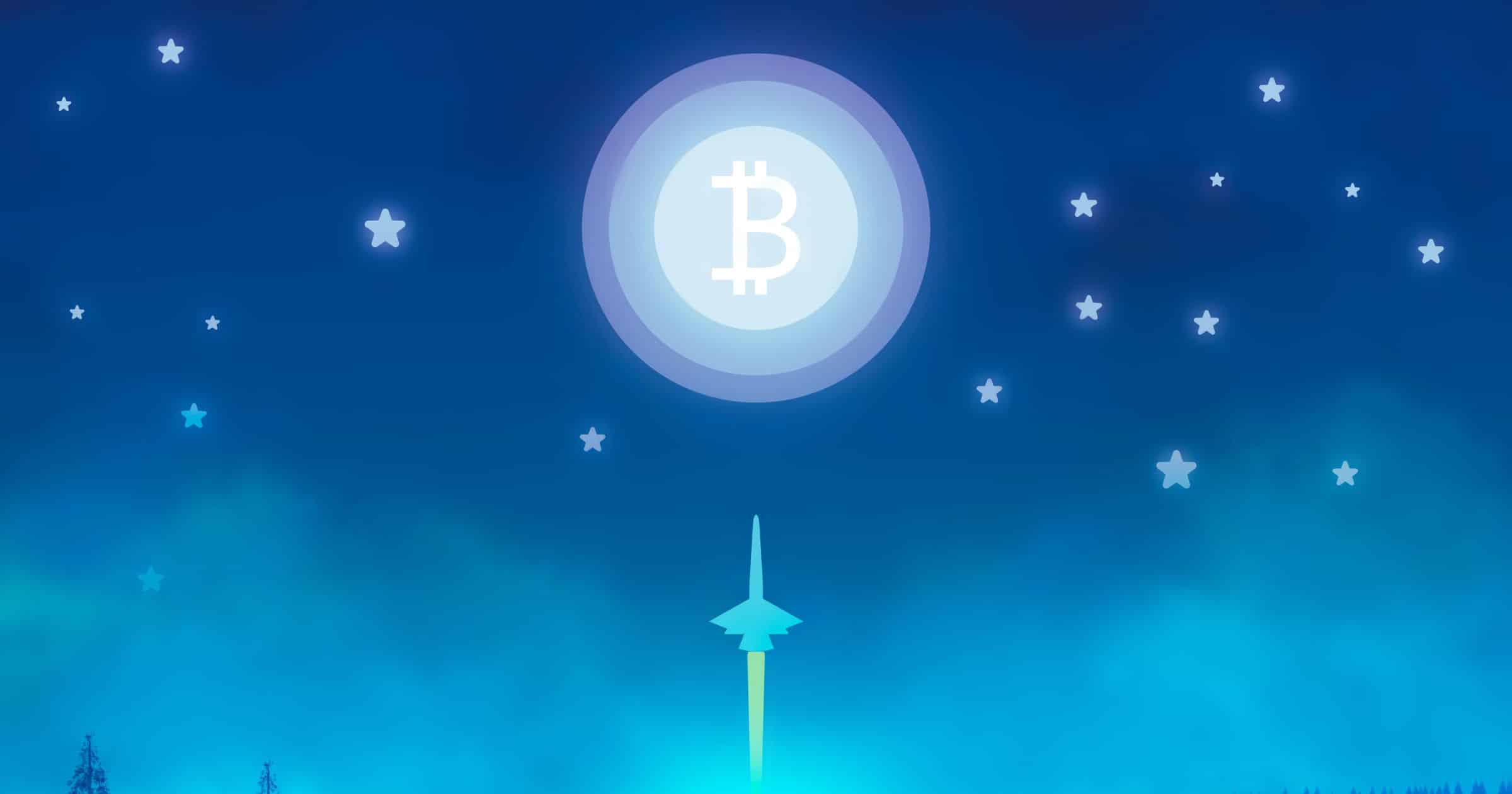 Bitcoinprisets starka natt – ökade över 9 procent.